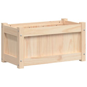 Fioriera | Cassetta per fiori | Vaso da Giardino 60x31x31 cm in Legno Massello di Pino