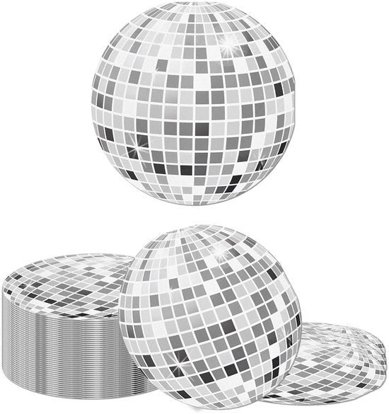 Serviette da tavola 40 pezzi - Dischi da ballo - Imbottitura 2 strati - 32cm x 32cm - Decorazione per feste - Disco ballo - Serviette da festa