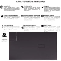 Piatto Doccia in Pietra 90x100 cm Bonussi Manila Nero