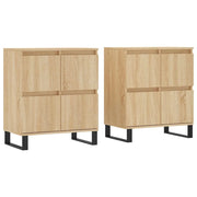 Credenze 2 pz | Madia | Buffet da pranzo | Armadio da pranzo Rovere Sonoma in Legno Multistrato