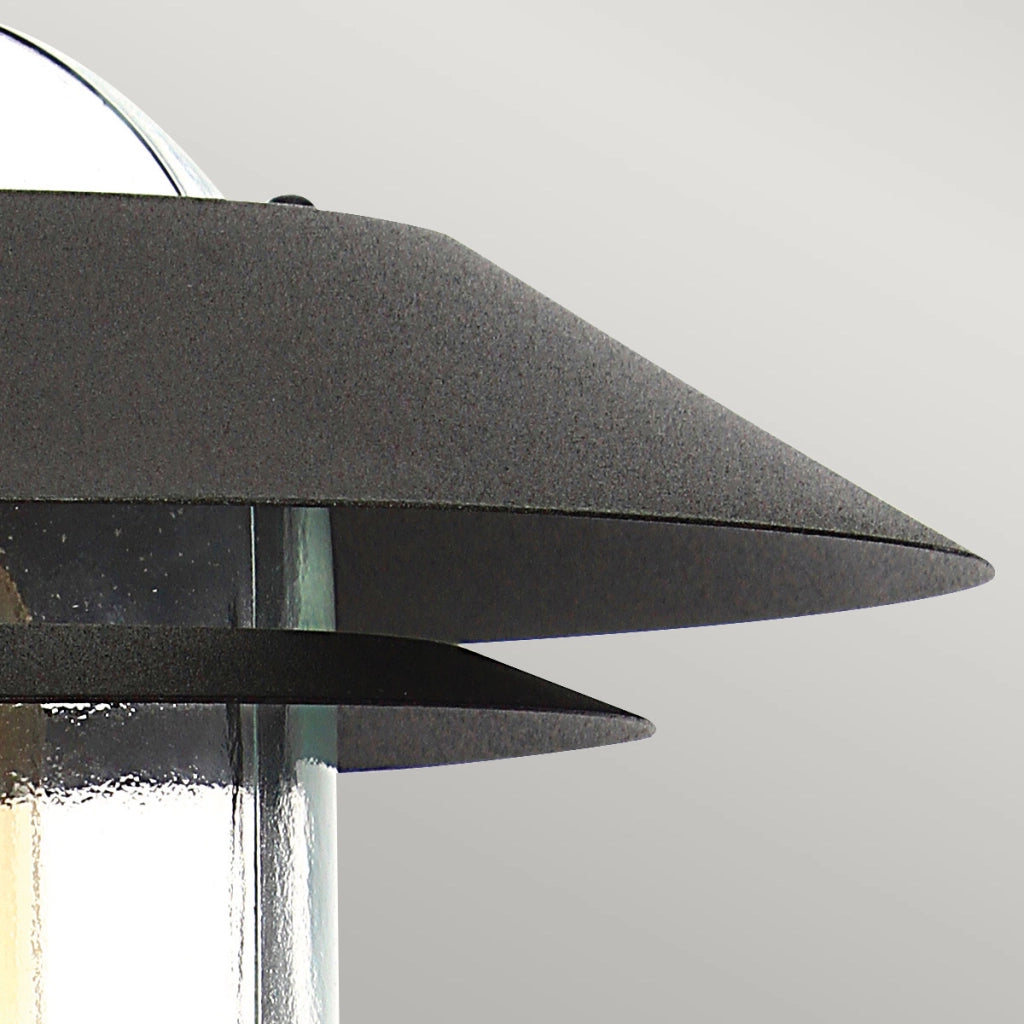 Paletto esterno con sensore PIR nero E27 60W Helsingor Elstead