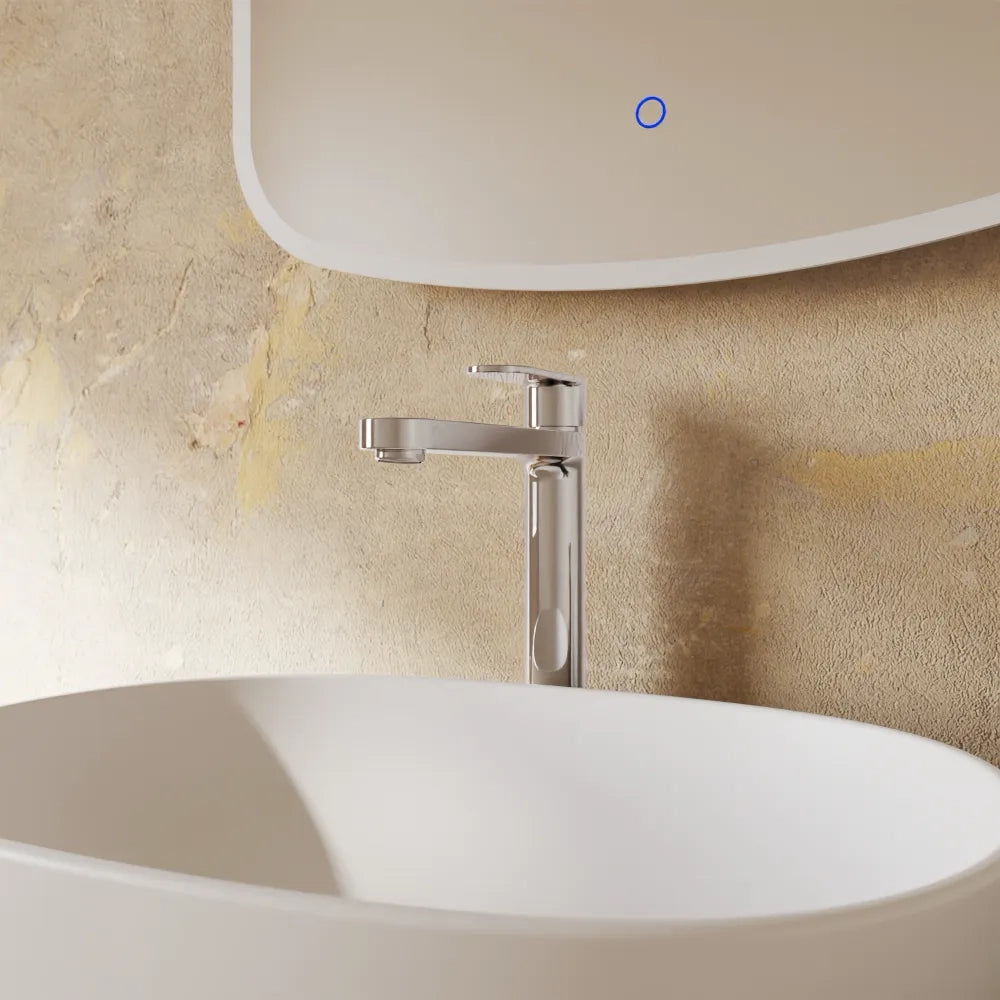Set miscelatori lavabo alto bidet miscelatore doccia monocomando cromato | Margot