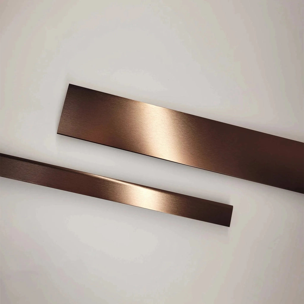 Cabina Doccia Rea City 80x100 Brush Copper senza piatto doccia