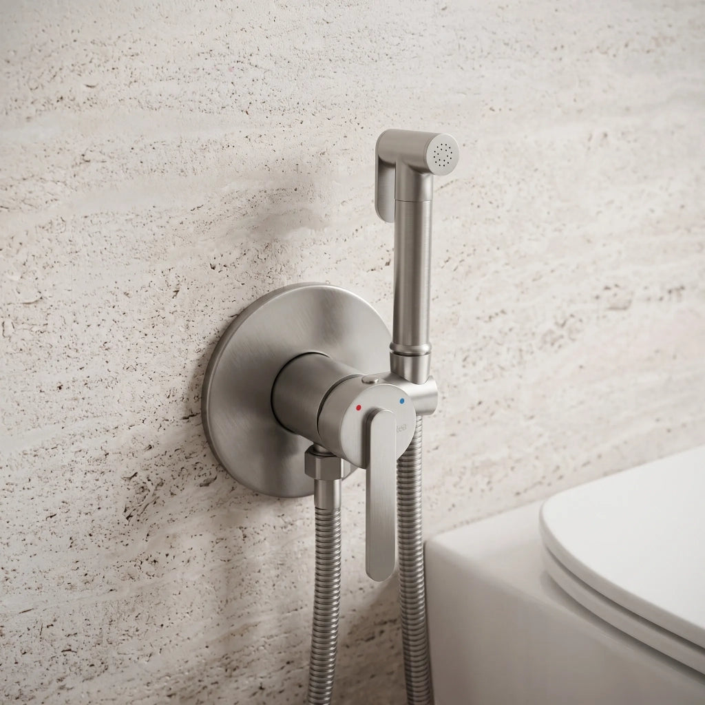 Rubinetto Bidet Rea Ontario Brush Nickel