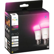 Philips Hue LED Lampe E27 2er Set 810lm White & Color Amb.