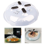 Trade Shop - Coperchio Paraschizzi Con Magneti Per Microonde Con Sfiato A Vapore Hover Cover -