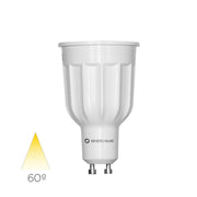 Lampadina LED Dicroica Power GU10 Retrofit 12W 60º 2700K ad Alta Efficienza con Fascio Luminoso Ottimizzato per Interni, Finitura Bianco