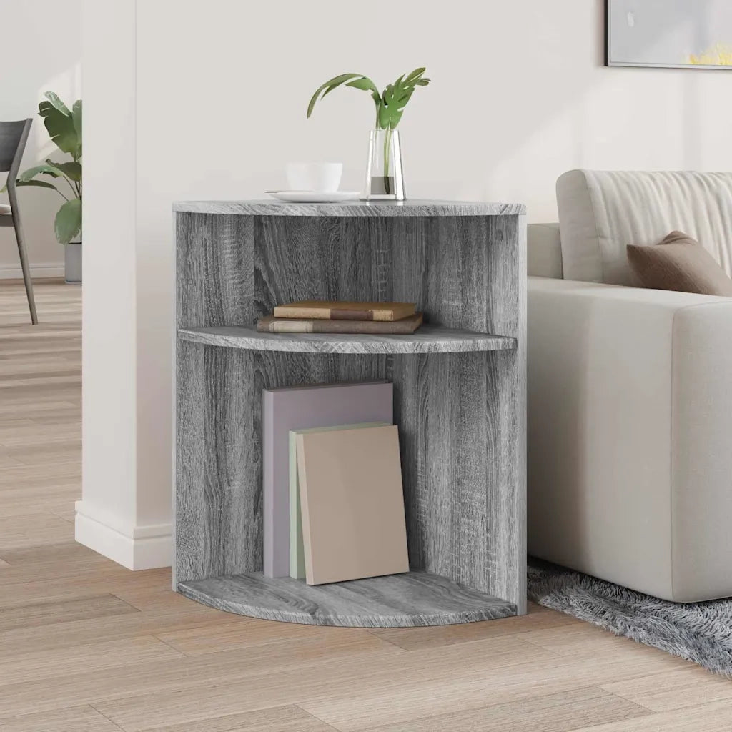 Tavolino Grigio Sonoma 39,7 x 39,7 x 60 cm Legno multistrato 891136