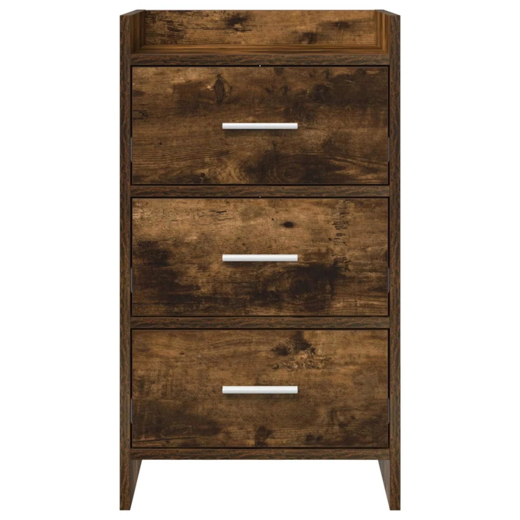 Comodini Rovere Fumo 40 x 36 x 70 cm Legno ingegnerizzato 8011031