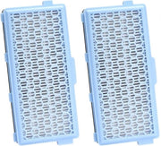Set di Filtri HEPA Attivi per 2 Stuvi - Adatto per Miele GN Hyclean 3D/S8340/AH50/C1/C2/C3/S6/S8 - Rimpiazzabile - Componenti Aspirapolvere