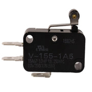 Microswitch snap action leva con rotella incernierata corta SPDT linguetta a saldare Omron