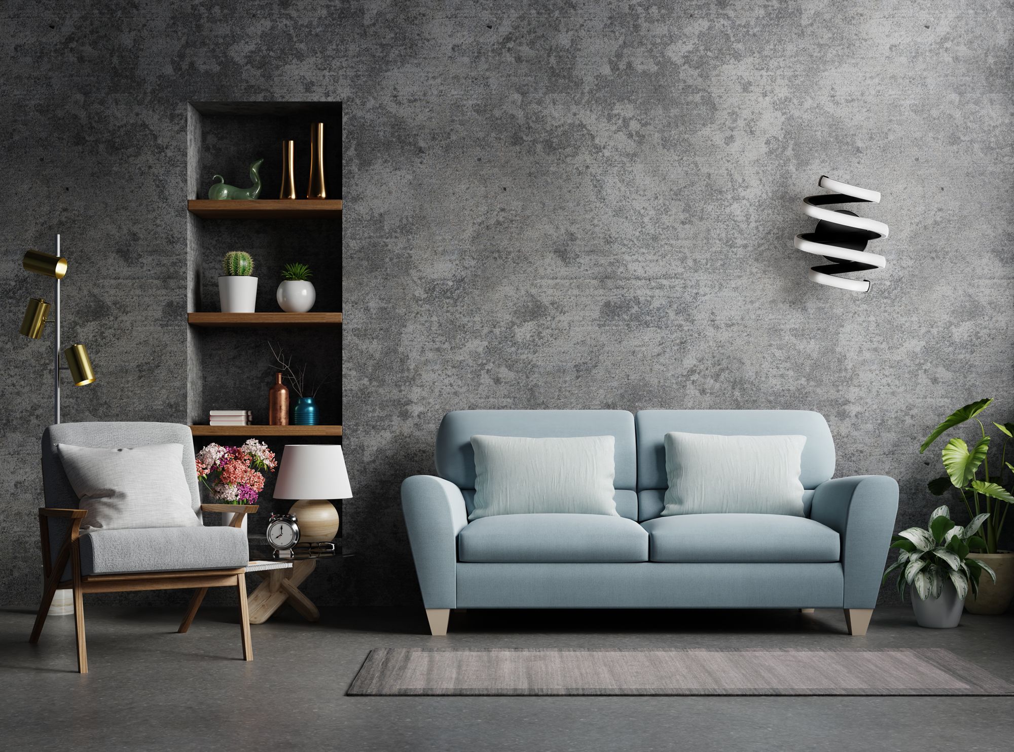 Lampada Led App1046-w Black Mat