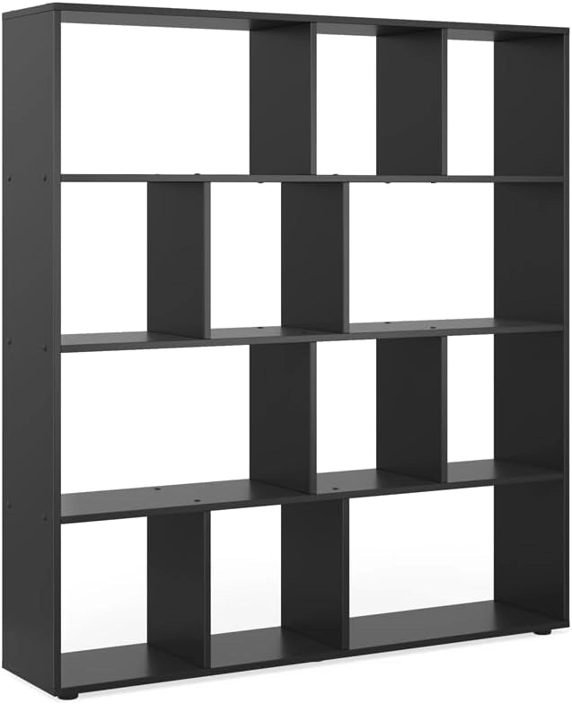 Scaffale Pilar, Bianco, 131.6 x 143 cm, per una suddivisione flessibile degli spazi e la conservazione dei libri