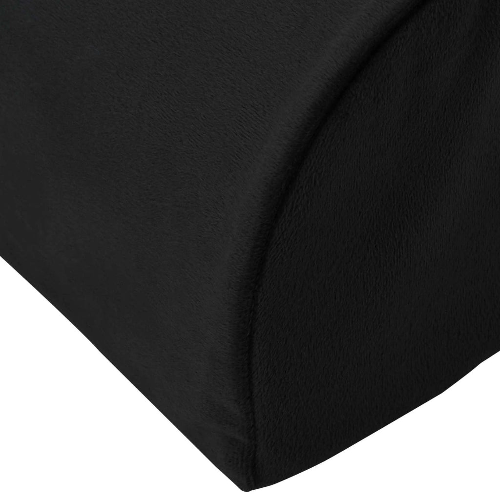 Cuscino per poggiapiedi Nero 42 x 18 x 13 cm Schiuma PU CFW8016030