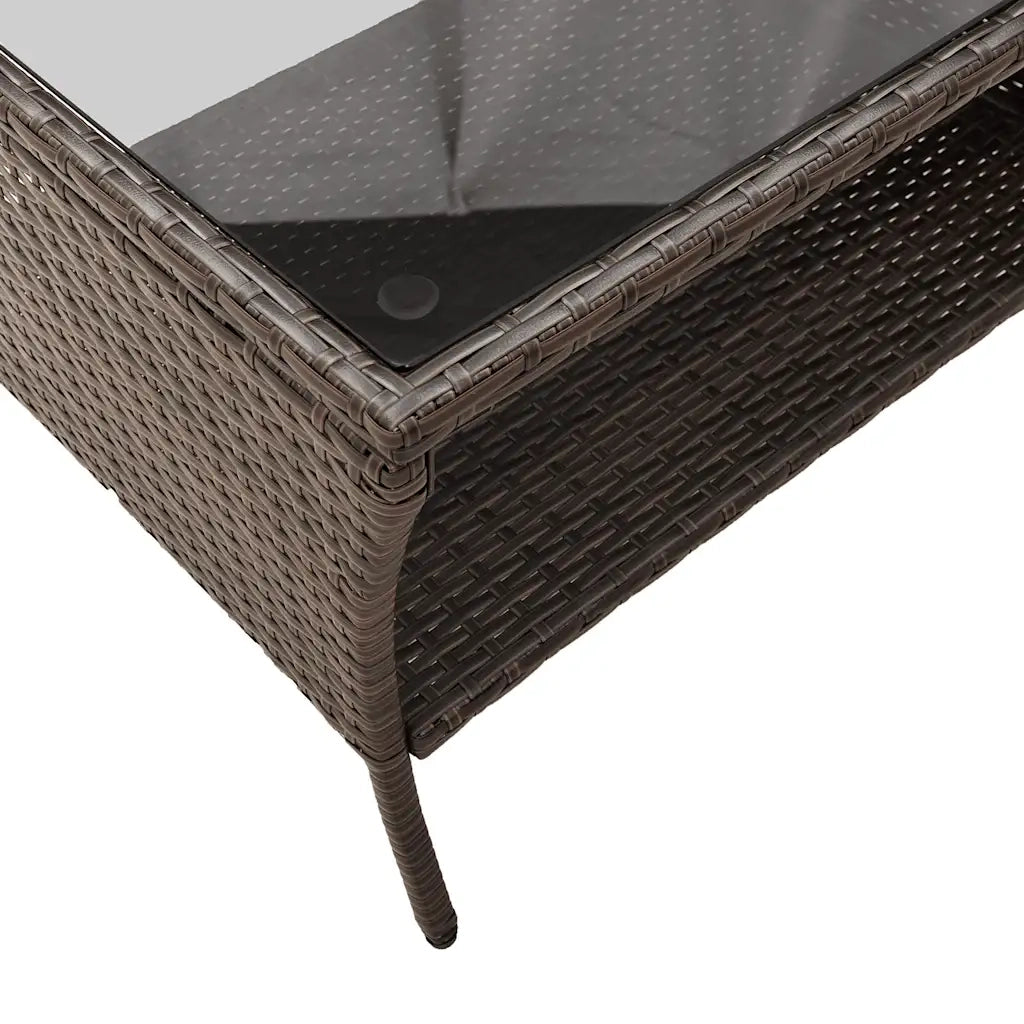 vidaXL Set Divano da Giardino 6 pz con Cuscini Marrone in Polyrattan