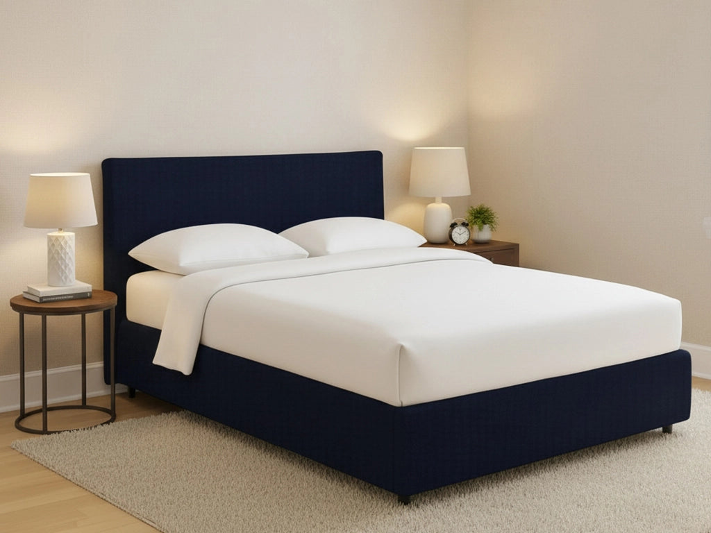 Altrincham, Letto Piazza e Mezza Sfoderabile Made in Italy, Viola Scuro