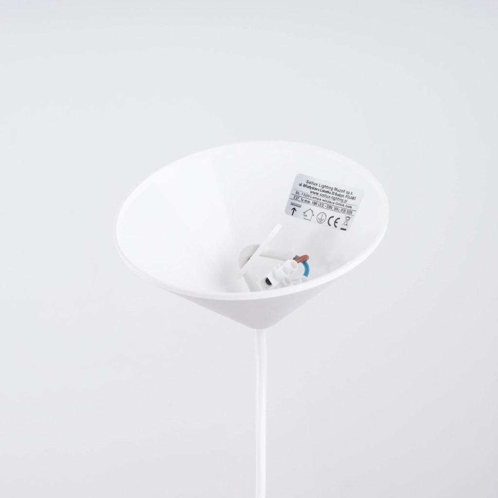 Lampada sospensione bianca ROSELA E27 15W Pure Lume