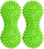 Pacco di 2 palline di pinda morbide e stecchinate, massaggiatore per stress e riflessologia, set di palline sensoriali di pinda
