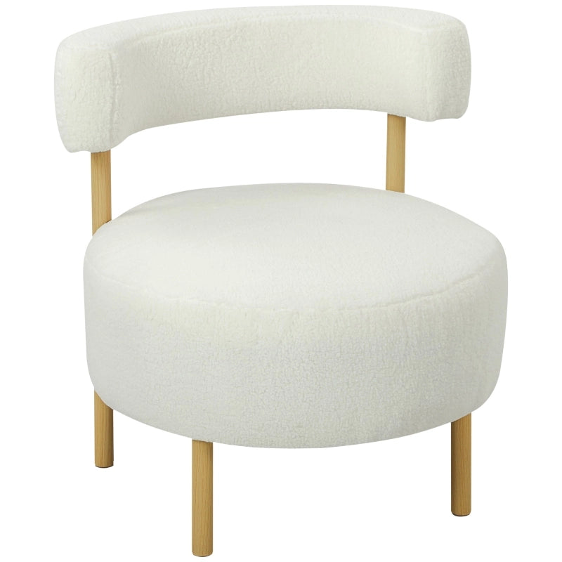 POLTRONA Relax 67 x 67 x 71 cm Poliestere Crema