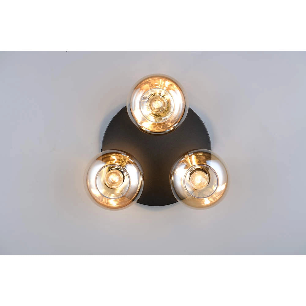 Divina Plafoniera a 3 Diffusori in Vetro GD Trio