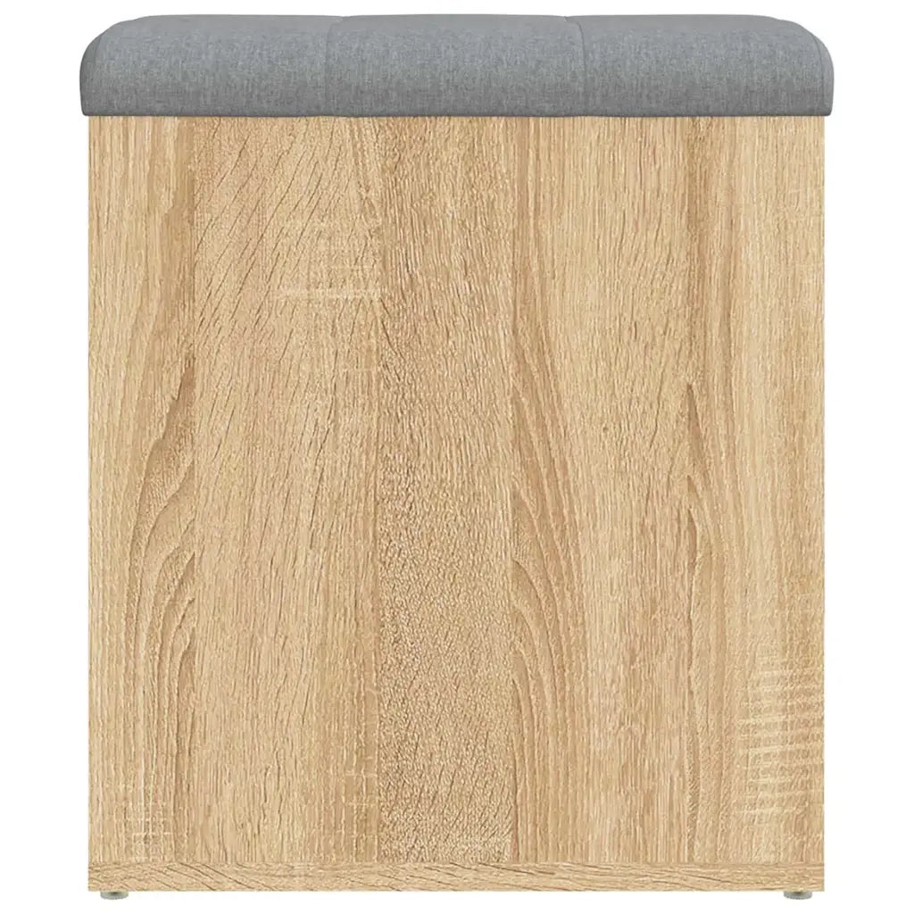 Panca Contenitore Rovere Sonoma 42x42x45 cm Legno Agglomerato 835035