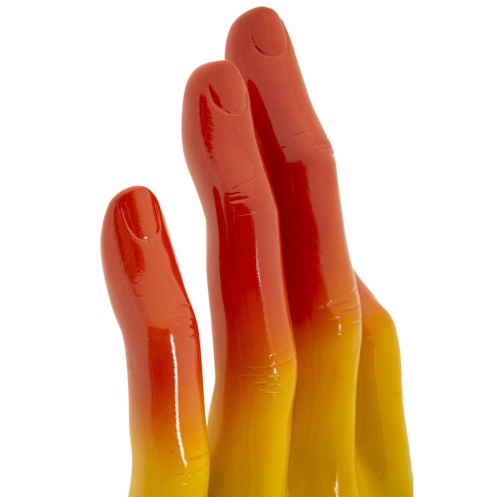 Scultura Mano, Multicolore, Poliresina, 16x10,5x36 cm