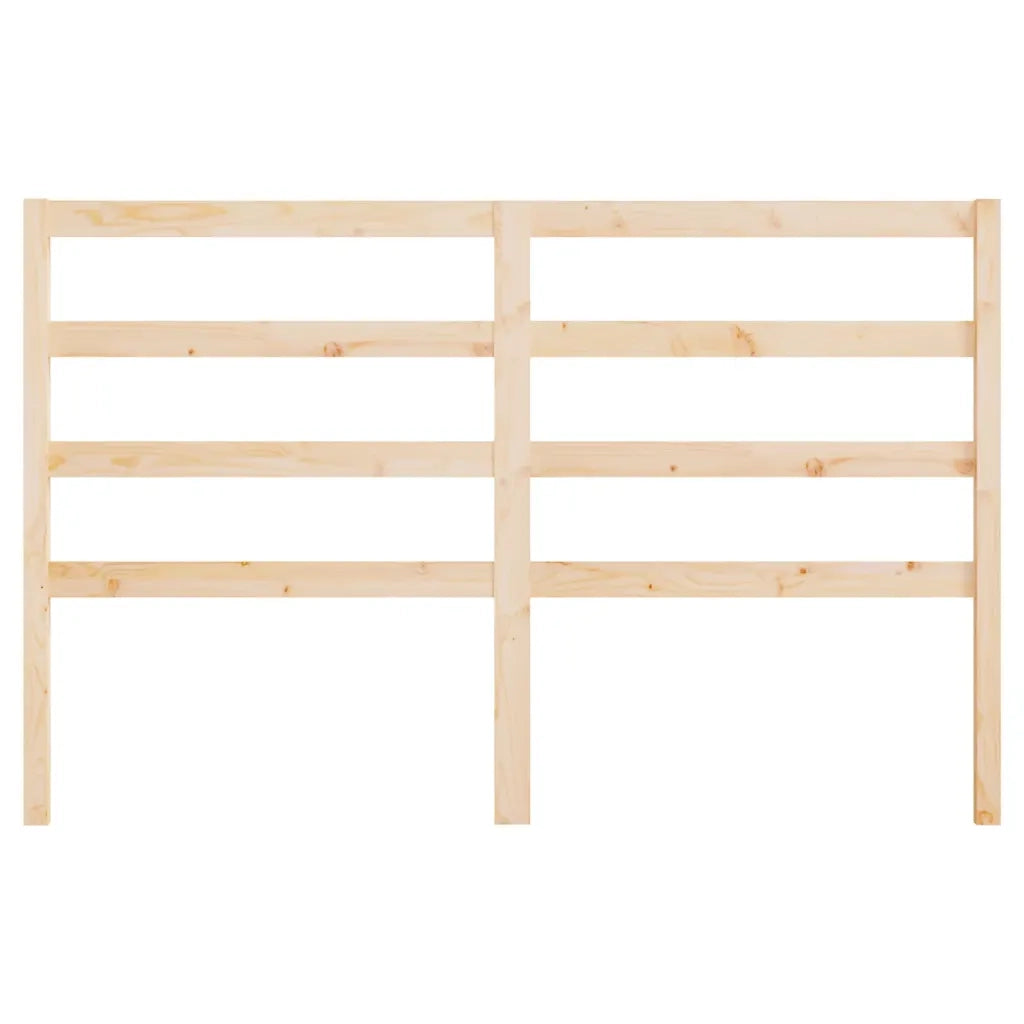 Testiera per Letto 126x4x100 cm in Legno Massello di Pino