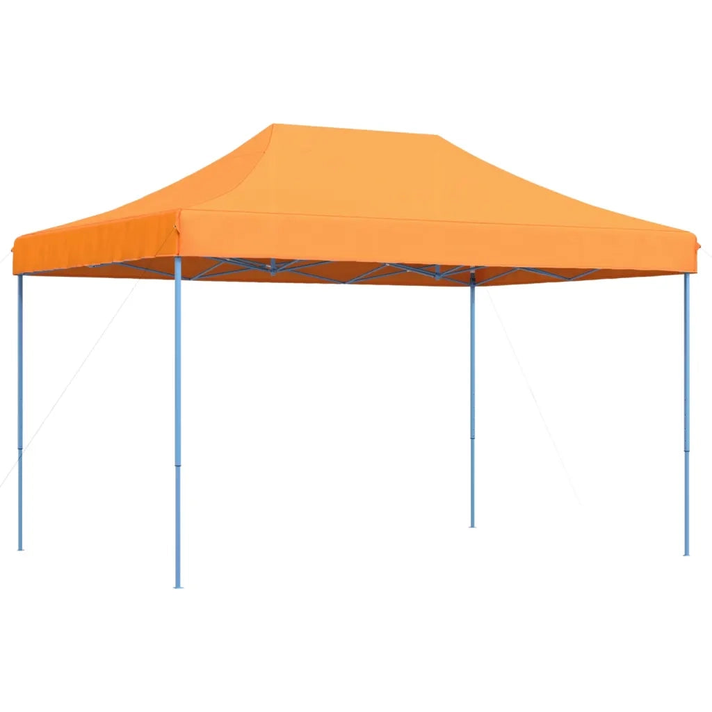 Tenda da Festa Pieghevole Pop-Up - Gazebo Arancione 410x279x315 cm