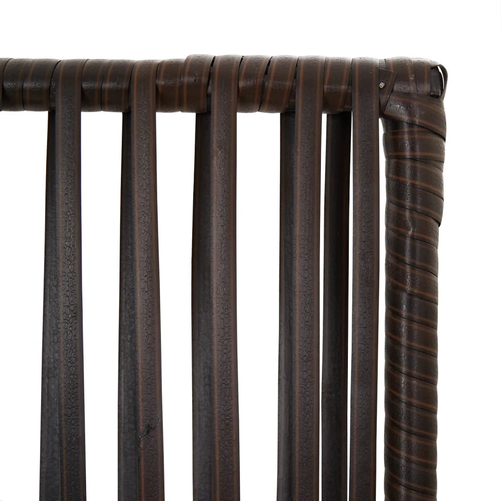 Divisorio per Ambienti | Divider per stanze | Paravento a 6 Pannelli Marrone in Polyrattan