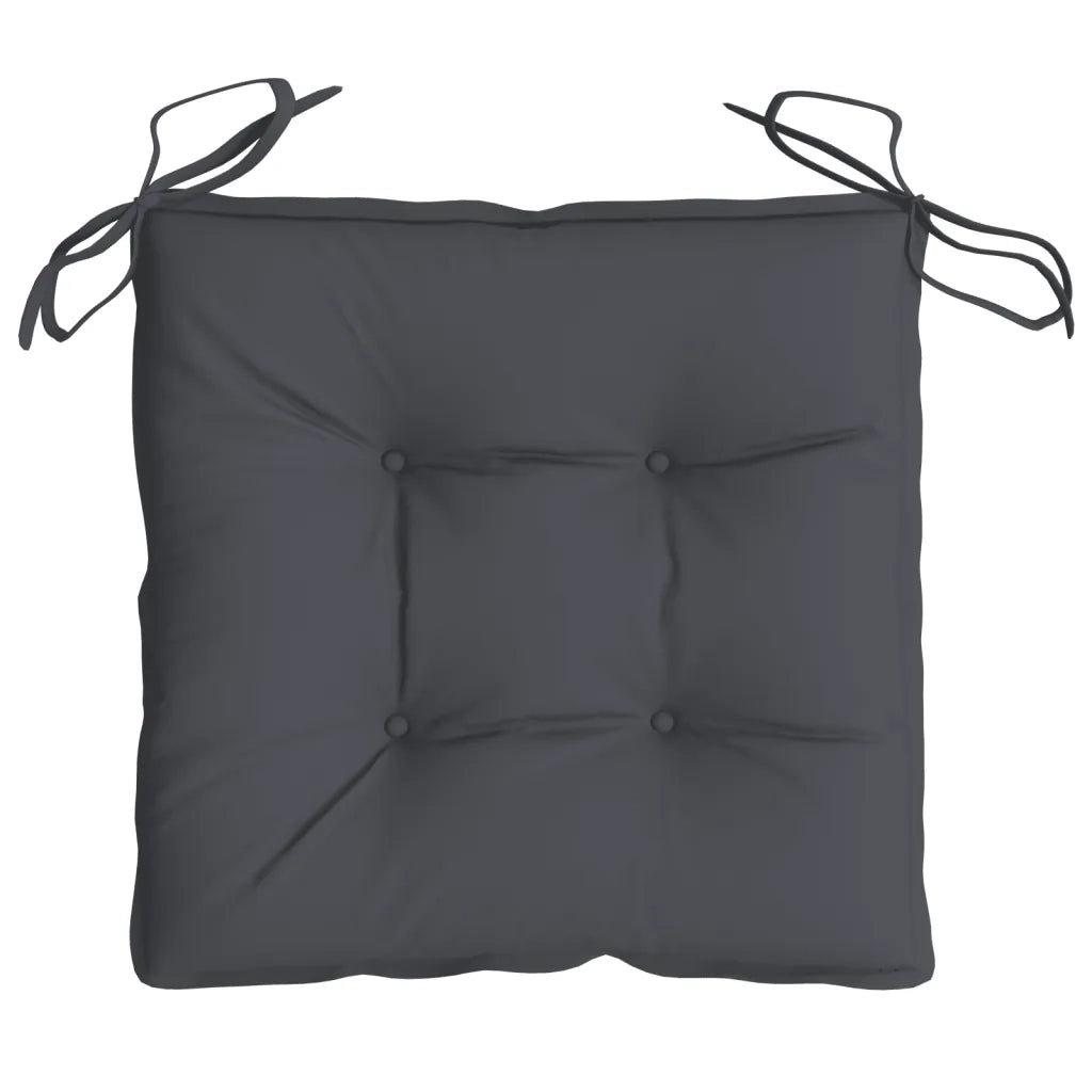 Cuscini per Sedia 4 pz | Cuscini per sedie Antracite 50x50x7 cm Tessuto Oxford