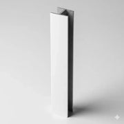 GIUNZIONI PER ZOCCOLO CUCINA CONFEZIONE DA 4 PEZZI H 12 CM BIANCO