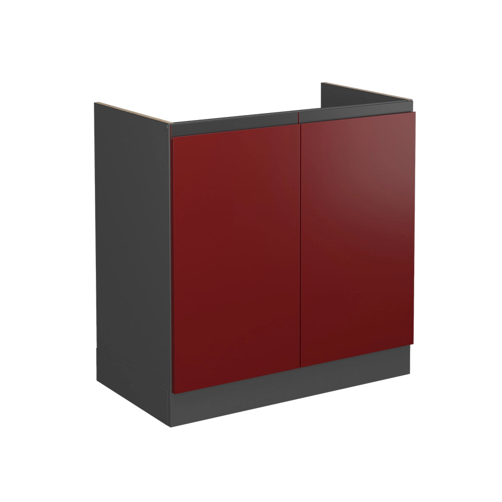 Vicco Frontale cucina Rosso 79.2 x 71.3 cm frontale del mobile per mobile sottolavello