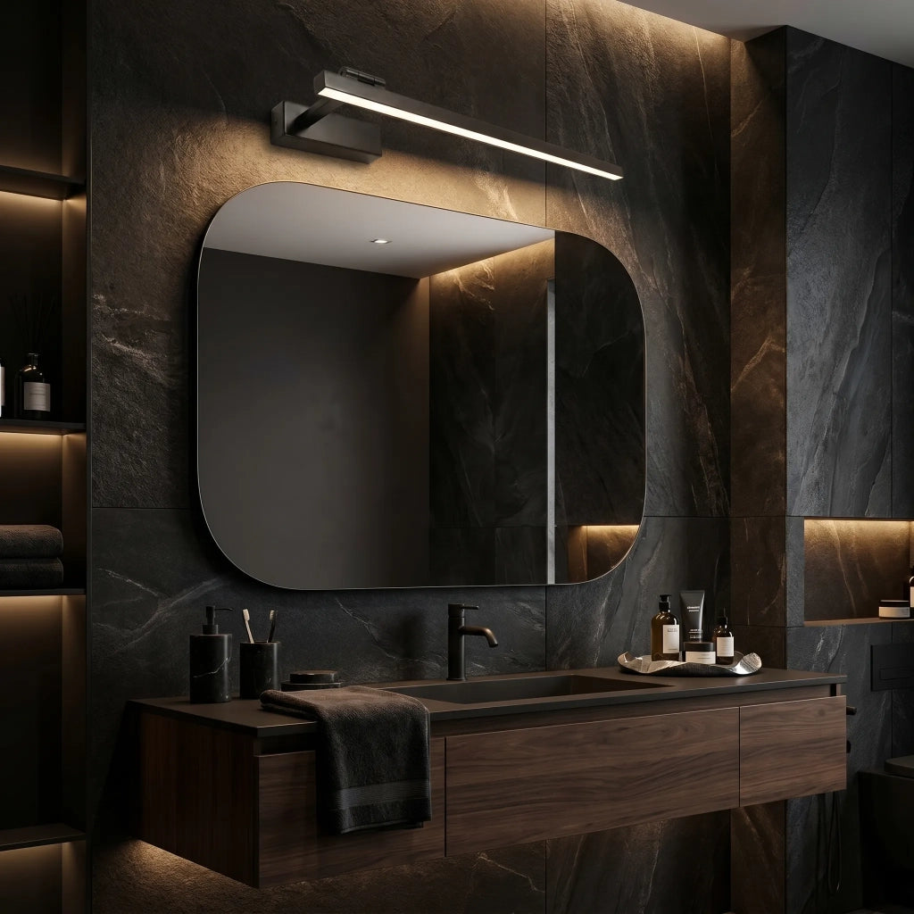 Applique Da Bagno Led Swe035-1w 60cm Black