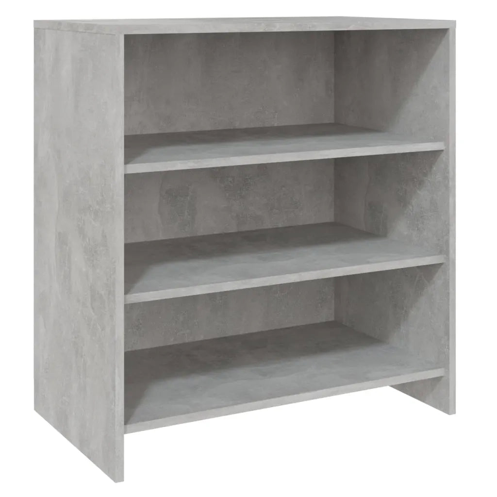 Credenza-Buffet-Armadio da cucina Grigio Cemento 70x40,5x75 cm in Truciolato