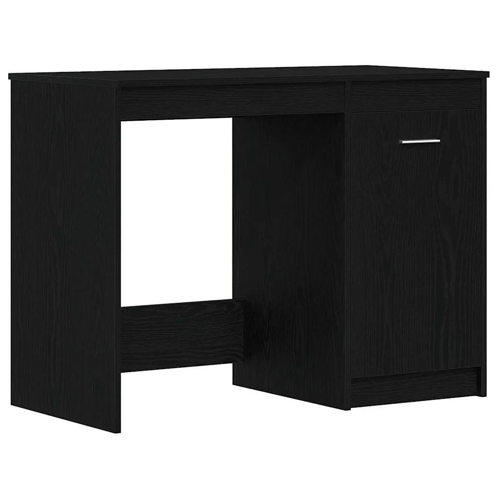 Scrivania Rovere Nero 100 x 50 x 76 cm Legno multistrato 862482