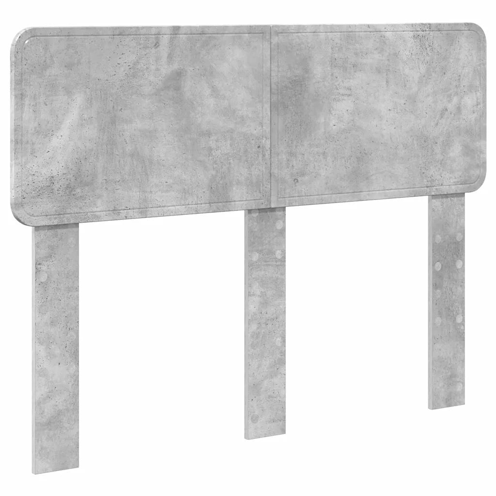 Testiera-Testata-Testiera Decorativa Grigio cemento 135 cm Legno multistrato 107837