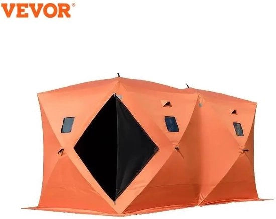 Tenda da Campeggio Pop-up - 8 Persone - Visuiteria da Campo - Protezione dal Sole - Ombrellone da Campeggio - 8 Posti - Portatile
