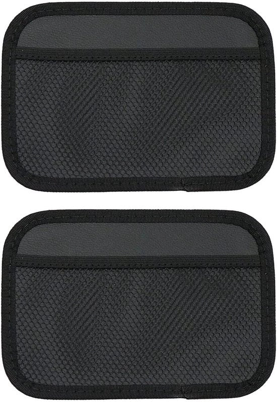 Doppio set di reti per bagagliaio - 2 x 20,2 x 13,8 cm - Rete di stivaggio - Rete per bagagliaio - Rete per smartphone - Rete elastica