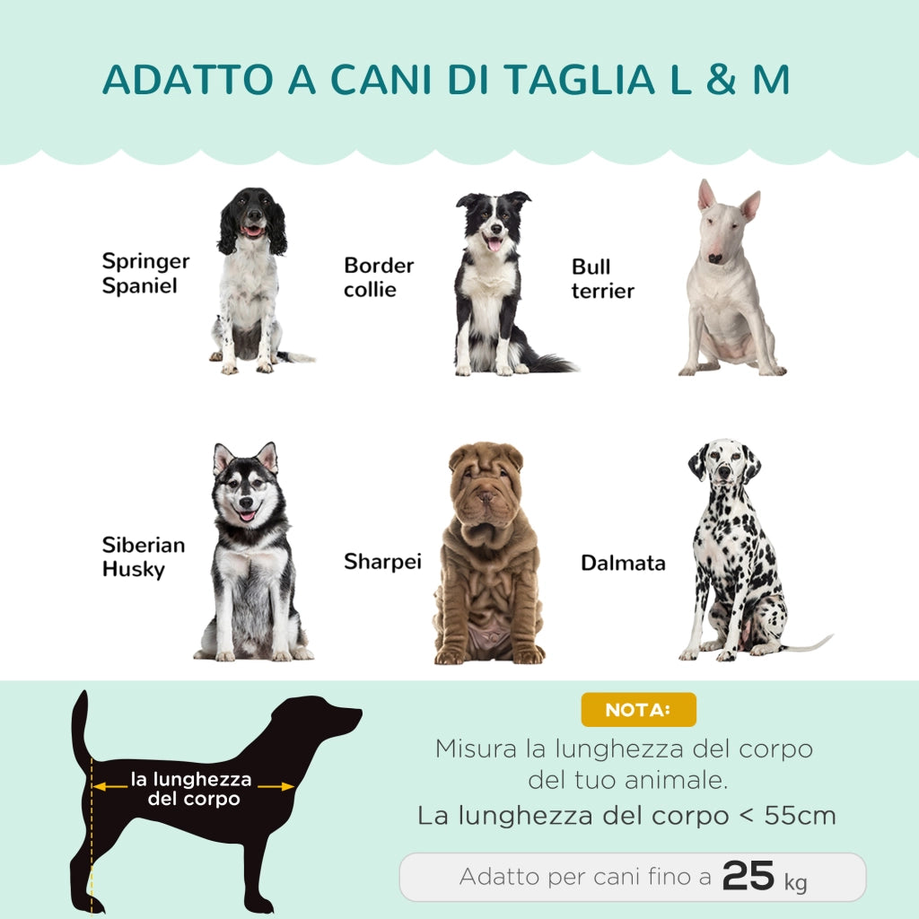 Divano per Cani Medio-Grande Sfoderabile Lavabile ¨C zephmum ¨C Grigio