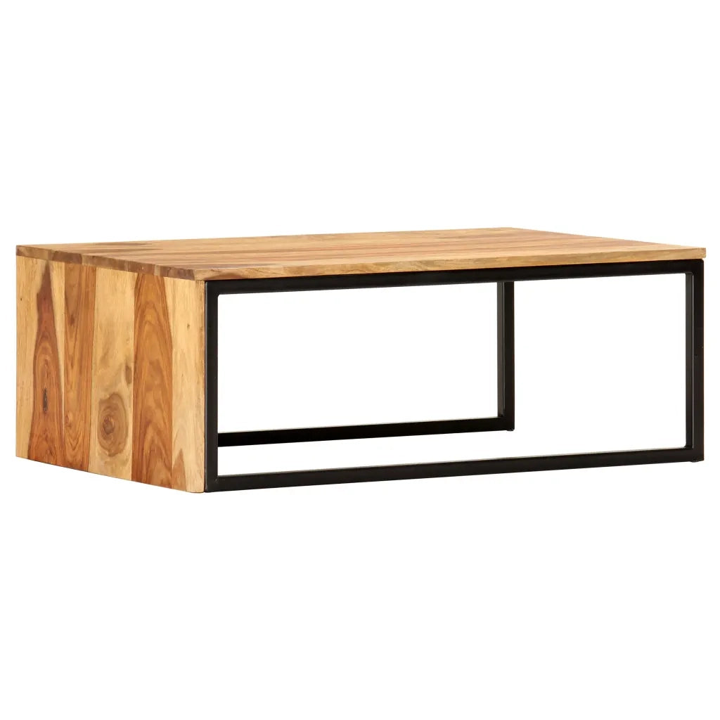 Tavolini Impilabili 2 pz in Legno Massello di Acacia 287331