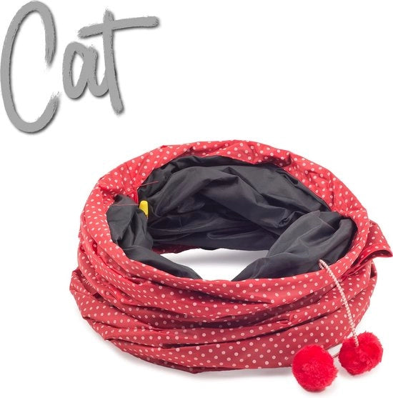 Tunnel per gatti / Miglior giocattolo per gatti - ecosostenibile 33 x 8 x 7 cm