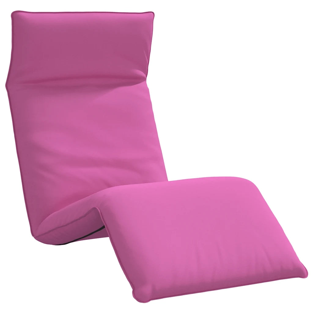 Lettino Pieghevole Rosa 175x54x8,5 cm in Tessuto Oxford 4019766