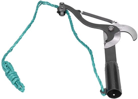 Taglierino per giardiniere con alta di 3m - Disegno a manovella - Acciaio carbonio - Affilato - Duraturo - Adatto per potare alberi da frutta - Taglierino per giardiniere