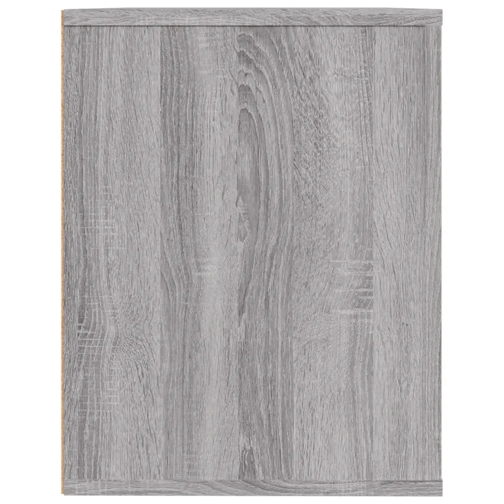 Scarpiera-Scaffale per scarpe Grigio Sonoma 75x35x45 cm in Legno Multistrato