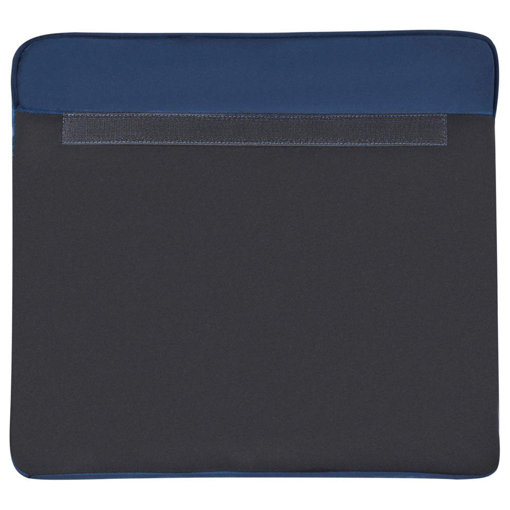 Divano Chesterfield Tessuto Velluto Blu Rivestimento Gambe Nere 3 Posti Contemporaneo