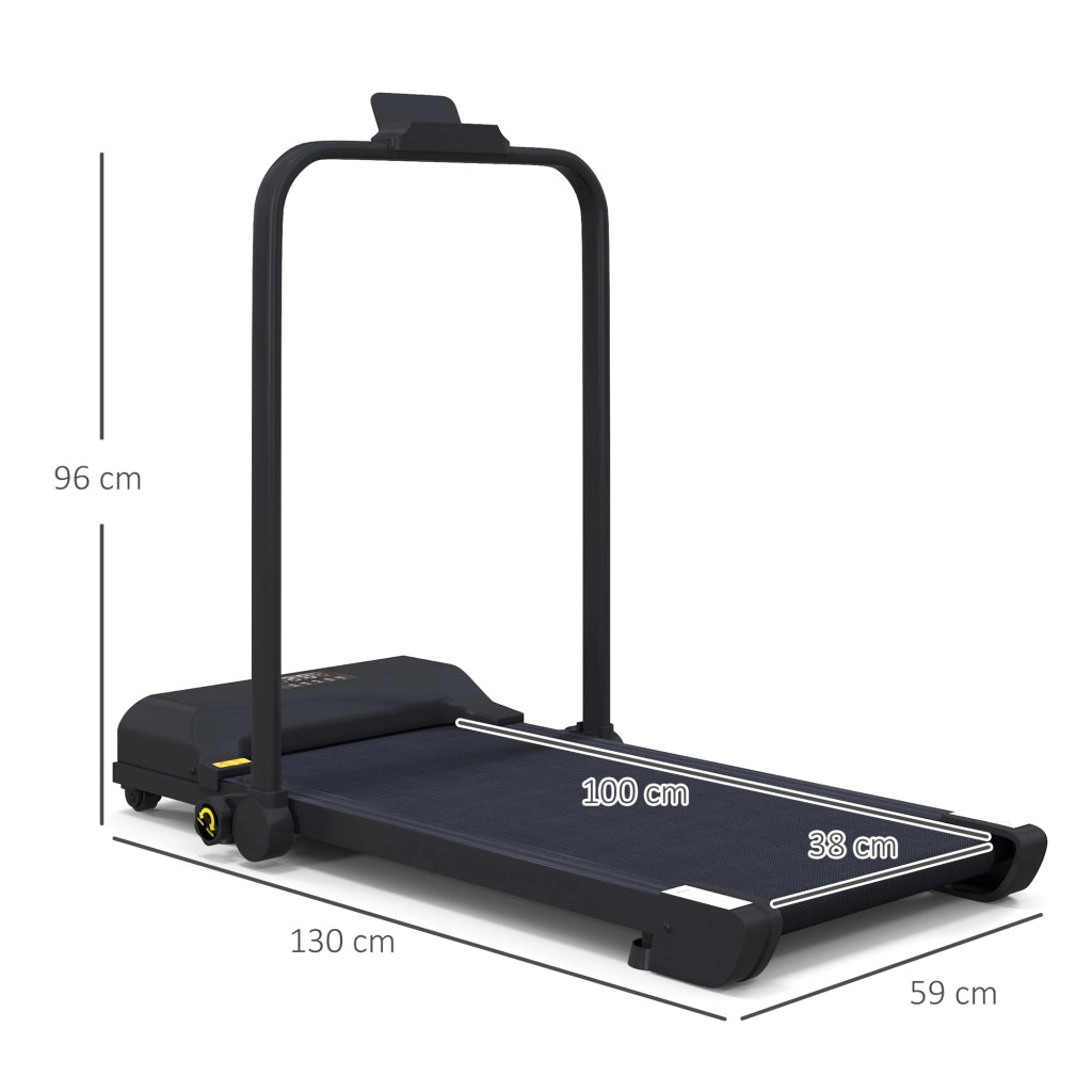 Tapis Roulant Pieghevole ¨C Xylo ¨C 2,5 HP, Display LED, Max 10 km/h, Nero