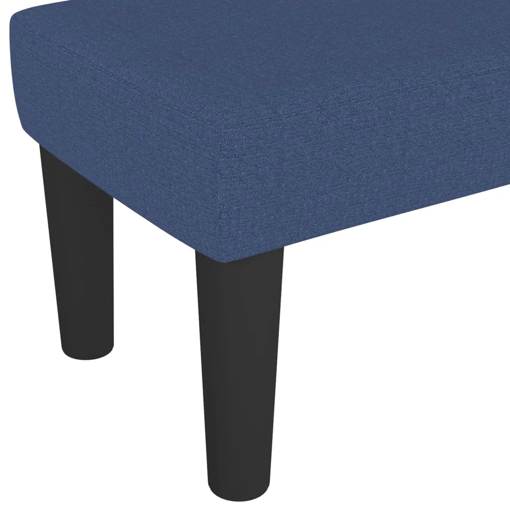 Panca Blu 100x30x30 cm in Tessuto CFW7700228
