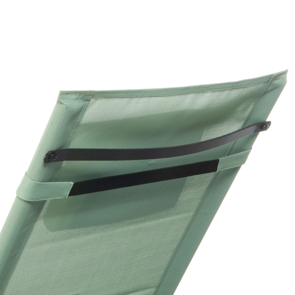 Sedia Sdraio a Dondolo da Giardino Rocking Sky 147,5x62x89 cm in Textilene Verde