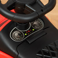 Auto Macchina Cavalcabile per Bambini Clacson e Musica Rossa