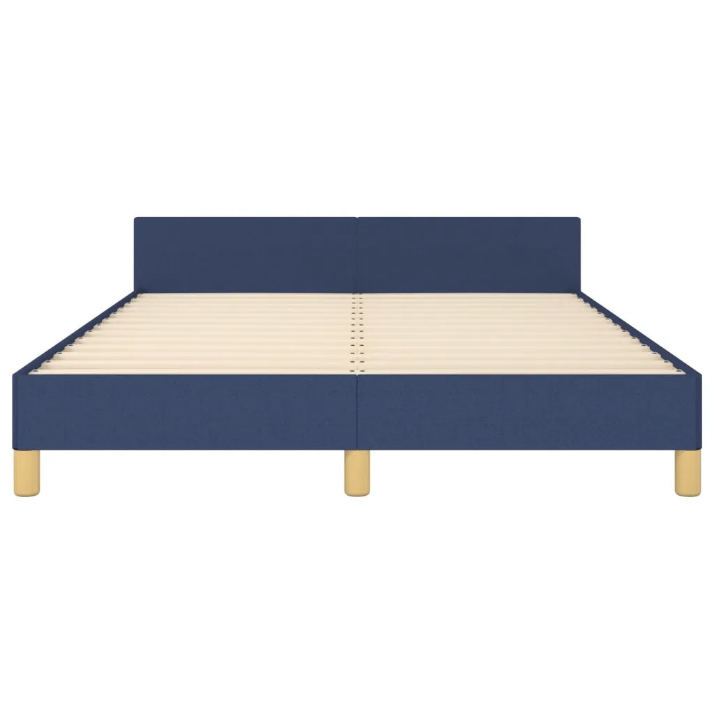 Giroletto senza Materasso-Struttura Letto Blu 140x200 cm in Tessuto 897507